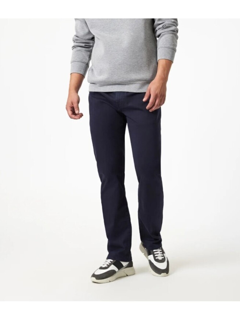 Mavi Zach Straight Leg Navy Cotton Blend Pants W36 L34